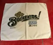 2011 MILWAUKEE BREWERS GO BREWERS - Journal Sentinel postseason RALLY TOWEL