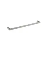 Sleek Single Towel Rail - 600mm(Brushed Nickel)