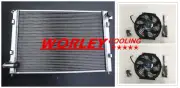 VIC-3ROW Radiator + fan for MINI COOPER 1.4 1.6 petrol with AC L4 4cyl Non-Turbo
