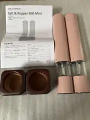 Recolte Electric Salt & Pepper Mill Mini RMM-1 Grayish Pink Winners Kitchen Tool