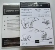 Stampin up Stamp Set ARCTIC BEARS And POLAR BEAR Dies-Nature,Snow,Thank You