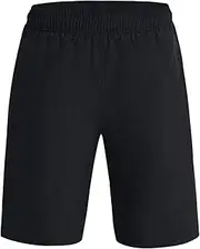 [Under Armour] Boys' Ua Woven Graphic Shorts Black