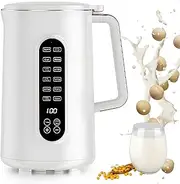 Soy Milk Maker, 1500ml Mylk Nut Milk Maker with Delay Start, Stainless Steel Wall Breaking Machine, for Nutri Plant-Based Milk Maker, Keep Warm & Auto Clean Function for Home