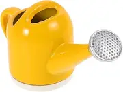 YARNOW Doll House Shower Small Watering Bucket Micro Landscape Watering Can Decoration Mini Watering Can for Dollhouse Fairy Garden Miniature Watering Can Yellow Metal