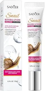 Snail recombinant collagen eye cream for dark circles and puffiness, eye cream, under eye cream for dark circles, improve dry eye cream