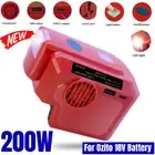 For Ozito 18V Battery To AC 220V 200W Portable Power Inverter w Light Type-C NEW