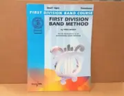 Trombone - First Division Band Book Method Part 2 New old Stock