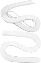 Homoyoyo 2 Sets Colorful Quilling Paper Strips Kit of Handcraft Paper Strips for DIY Art Projects Easy to Use for Beginners and Advanced Quillers Ample Supply for Creative Designs