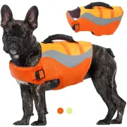 Reflective Boating Swimming Lifesaver Floating Swimsuit Jacket for Small, Medium Dogs