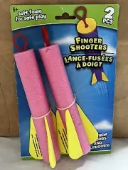 2Pcs. Finger Shooters soft foam for safe play