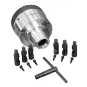 HIGH PRECISION ADJUSTABLE 5C 5-C COLLET CHUCK, D1-5 MOUNT FOR METAL LATHE