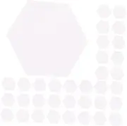 EXAOMBLE 100pcs Quilting Paper Templates for DIY Crafts Smooth Surface Paper Molds for Sewing Patchwork and Clothing Decoration Quilting Supplies