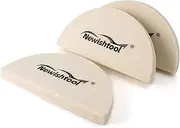 NEWISHTOOL 3 PCS Wool Felt Squeegee Window Tint Tools, Scratch Free Soft Woolen Squeegee for Vinyl Wrap, Glass Tint Film, Car Wrapping, PPF Installation