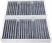 Model Car Built in Carbon Cabin Filter A1668300318 2 Pcs Compatible with Mercedes GLE-Class W166/ GLE Compatible with Coupe C292/GLS X166/ 2015-2019 Automotive Filter Cabin Filter