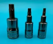 Snap-On Torx Bit Socket Set - T15 T25 T40 - 1/4" & 3/8" - FTX40E TTX25E TTX15E