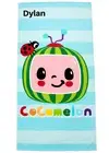 Personalized Towel - Cocomelon Design - Embroidered Beach Towel