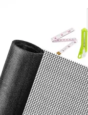 Replacement Window Screens 48x118" Window Screen Mesh Patio Porch Door Windows