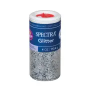 Spectra Glitter, Silver, 4 oz., 1 Jar
