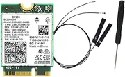 WiFi 7 BE200 BE200NGW WiFi Card+Antenna BT 5.4 802.11AX -Band M.2 NGFF Wireless Network Adapter for Win10/11