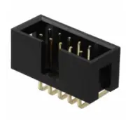 Pack of 4 302-R101 Connector Header R/A 10Pos 2.54MM Through Hole, RoHs