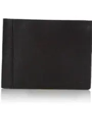 Calvin Klein, Men's Black Leather Bi-Fold Wallet, RFID Protection w CK Gift Box