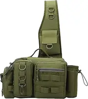 Fishing Tackle Backpack Shoulder Pack Splashproof Fishing Storage Bag Pack For Men Fly Fishing Backpack