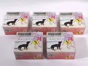【NEW SEALED x 25-Discs】Maxell MD Mini Disc 74min "burari" MADE IN JAPAN #0463