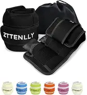 Adjustable Ankle Weights for Women Men and Kids | 1 Pair 5 10 15 18 20 Lbs Leg Wrist Ankle Weight Straps for Yoga, Walking, Running, Aerobics, Gym, Dance, Pilates, Cardio