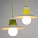 18PARK-亨瓷吊燈-21cm(黃)-含燈泡組合(5W*1) (10折)