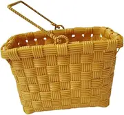 Happyyami Multipurpose Woven Storage Basket Stylish and Portable Hand Woven Vegetable Basket for Fruits Snacks and Home Organization for Picnics and Classroom Activities