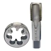 3/4"-14 NPS tap and die 3/4"-14 3/4"-18 HSS Tap And Die Set UNF Machine Threa...