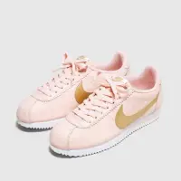 在飛比找蝦皮商城優惠-Nike Cortez Leather 皮革 粉色 粉金 阿