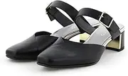 [卑弥呼] Himiko 651510 Women's Pumps, Himiko, Square Toe Belt Mule