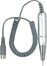 Prof Ional Electric Nail Art Drill Pen Handle File Polish Grind Handpiece Pedicure Tool Nail Art Acc Ories Sliver Silver