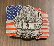 U.S. Army Pewter Belt Buckle, New with Tags