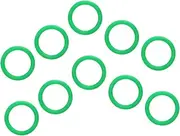 Didiseaon 10Pcs Fruits Displaying Ring Stand Non Skid Watermelon and Cantaloupe Fixing Circle for Fruit Stalls Prevents Rolling Durable and Simple Design for Organized Display