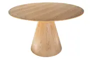 SK Designer Living Theo Round Wood Dining Table - 120cm