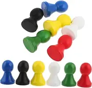 HONITANO Wooden Chess Pieces Set Pawn Figures 12pcs for Multigame Use Design for Chess Checkers