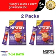 NESCAFE Low Sugar Blend & Brew Instant Coffee Mix Original 15.6g x 54 Sachet Mel