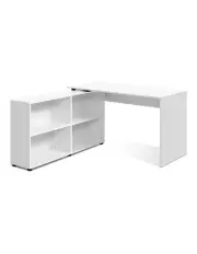[Artiss] Office Computer Desk Corner Study Table Workstation Bookcase Storage