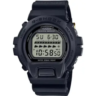 【CASIO 卡西歐】G-SHOCK 40周年全黑限量版手錶 女王節(DW-6640RE-1)