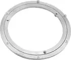 Elegant Silver Aluminium Turntable Bearing - Rust-Proof with Anti-Slip Feet, 18"