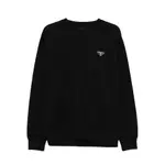 [Prada] Prada Logo-plaque Cotton Sweatshirt XL BLACK