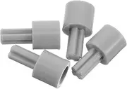4pcs Motor Adapter Attachments DIY Toy Car Wheel Connectors Robot Accessories Intelligent Vehicle Parts Easy Maintenance Grey