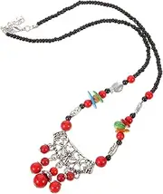 [Healeved] Stylish Women's Headpiece Headband Hair Chain Statement Necklace for Prom