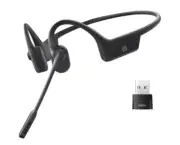 BRAND NEW - Shokz OpenComm Bone Conduction Stereo Bluetooth Headset - Black NEW