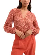Veronica Beard Ashlynn Silk Blouse