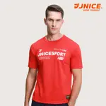 【JNICE久奈司】MIT 羽球場TEE T-SHIRT T恤 中性版型 排汗衣 運動服 紅