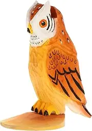 1pc Animal Glasses Frame Owl Eyeglsses Holder Wildlife Eyeglass Holder Eyewear Display Rack Bird Optical Glass Rack Cute Glasses Holder Frame Holder Wood Model Old Flower/1048