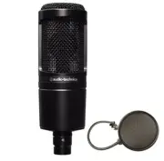 Audio-Technica AT2020 Cardioid Condenser Studio Microphone